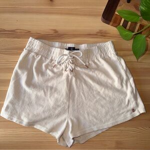 Volcom Lil Fleece Short - Ivory Lace-Up Lounge Shorts